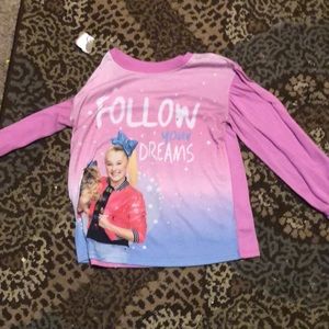 JoJo Siwa follow your dreams pajama shirt